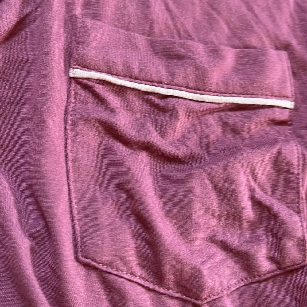 Ugg Mauve Button Down Pajama Top - image 3